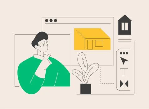 Design strategy abstract concept vector illustration. Stock Illustration