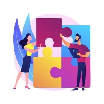 Design structure matrix abstract concept vector illustration. イラスト素材