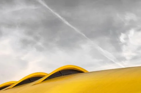 Design structure of the museum dedicated to Enzo Ferrari in Modena, Italy Stock Photos