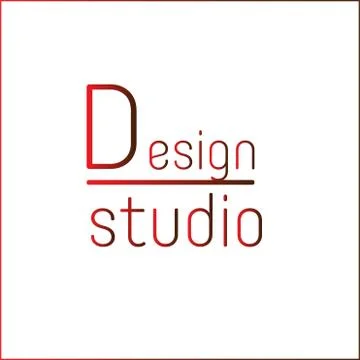 Design studio logo template design. Vector illustration. Stock Illustration