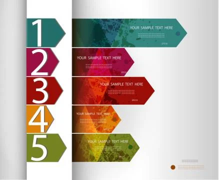 Design template. Fully editable vector. Illustrazione stock