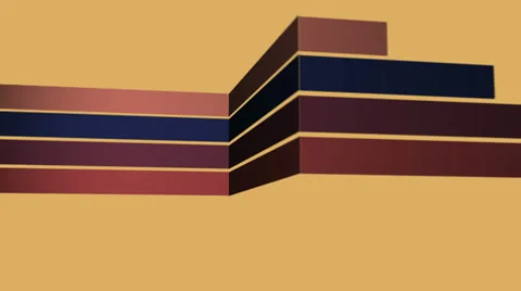 Design template - horizontal lines in perspective. Stock Footage 32506555