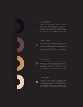 Design template with special modern elements Stock Illustration