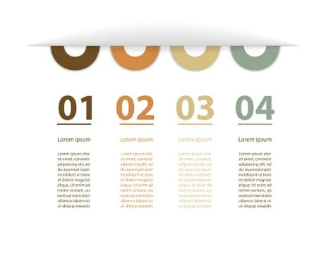 Design template with special modern elements Stock Illustration