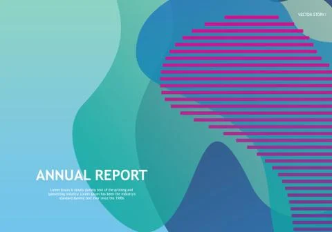 Design Template. Trendy Gradient Background. Abstract Vector Illustration Stock Illustration