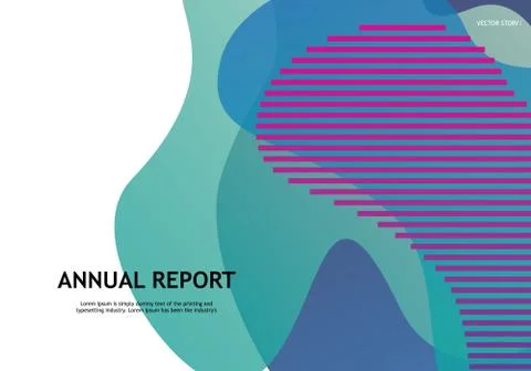 Design Template. Trendy Gradient Background. Abstract Vector Illustration Stock Illustration