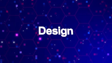Design text animation with background Stock Footage 260209745