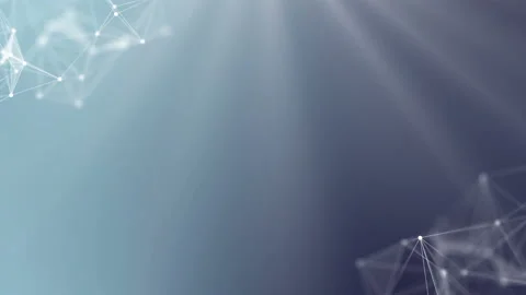 Design for text. The plexus of moving organic particle structures. Footage for Stock Footage 113510459