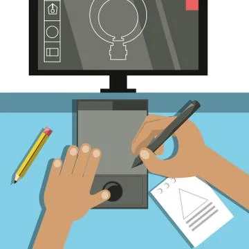 Design thinking concept 스톡 일러스트