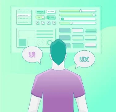 Design Thinking Process 스톡 일러스트