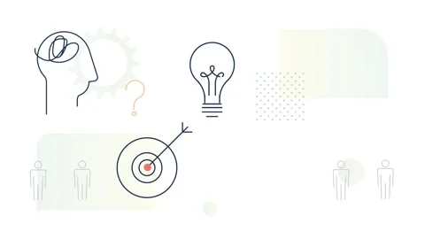Design Thinking Process using Context ,  Observation and Communication Skills Stock Footage 279892285