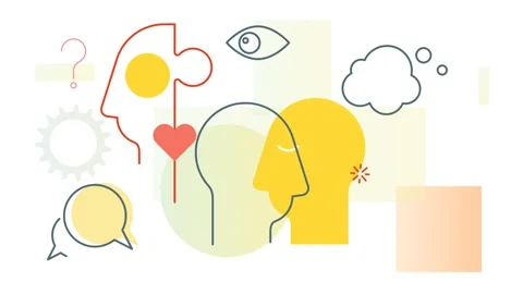 Design Thinking Process using Data, Context ,  Observation and Communication Stock Footage 280209682