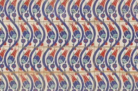 Design on tile for pattern and background Stock Photos