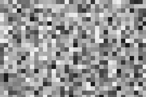 Design for tiles. 3d Gray background. Black and white wallpaper. Abstract art Stock Illustration
