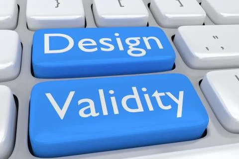 Design Validity concept Stock Illustration
