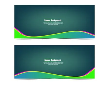 Design Vector abstract background for business banner template with gradient  Ilustración de archivo