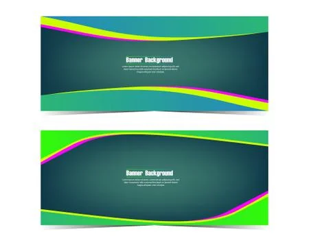 Design Vector abstract background for business banner template with gradient  Stock Illustration