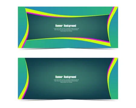 Design Vector abstract background for business banner template with gradient  Stock Illustration