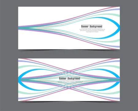 Design Vector abstract background for business banner template with gradient  Stock Illustration