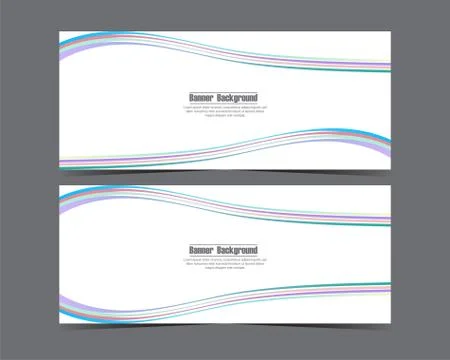Design Vector abstract background for business banner template with gradient  Stock Illustration