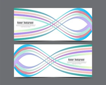 Design Vector abstract background for business banner template with gradient  Stock Illustration