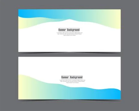 Design Vector abstract background for business banner template with gradient  Stock Illustration