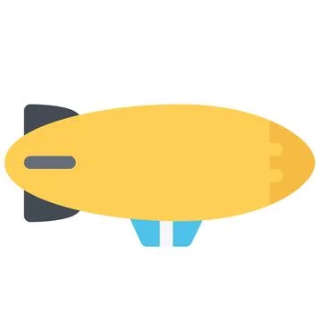 Design vector image icons airship Stock Illustration
