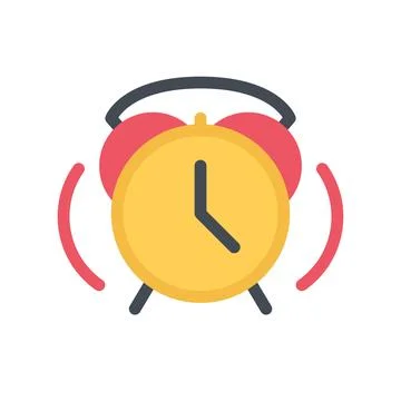 Design vector image icons alarm clock Stock Illustration