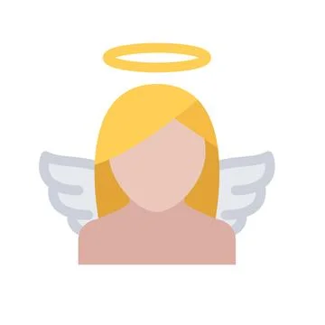 Design vector image icons angel Stock Illustration