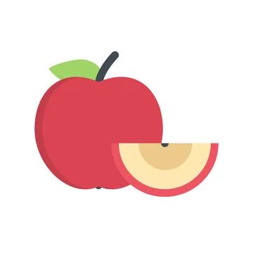 Design vector image icons apple Stock Illustration