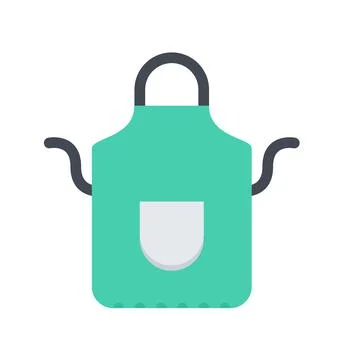 Design vector image icons apron Stock Illustration