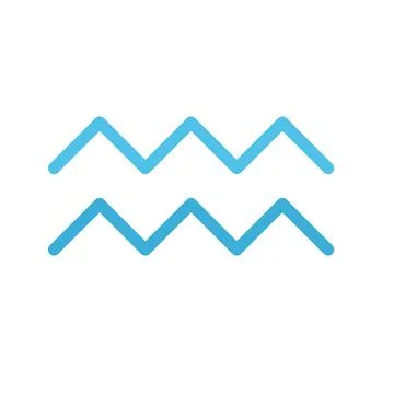 Design vector image icons aquarius Stock Illustration