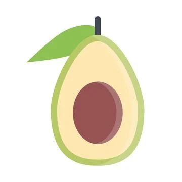 Design vector image icons avocado Stock Illustration