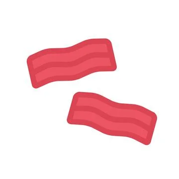 Design vector image icons bacon Stock Illustration