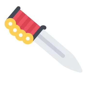 Design vector image icons bandit knife Illustrazione stock