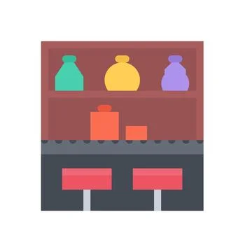 Design vector image icons bar Stock Illustration