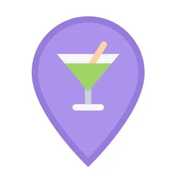 Design vector image icons bar location Stock Illustration