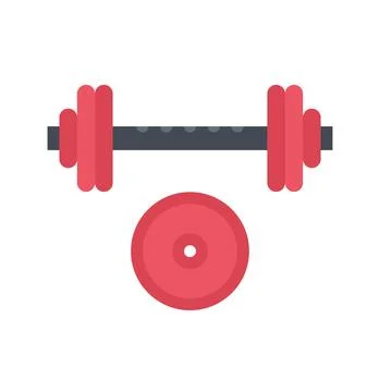Design vector image icons barbell Stock Illustration