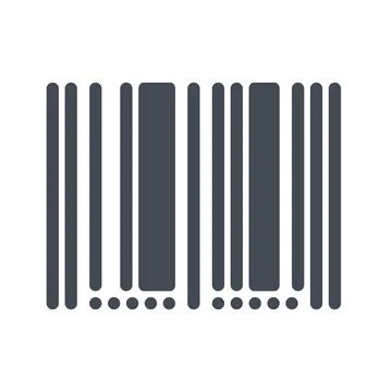 Design vector image icons barcode Illustrazione stock