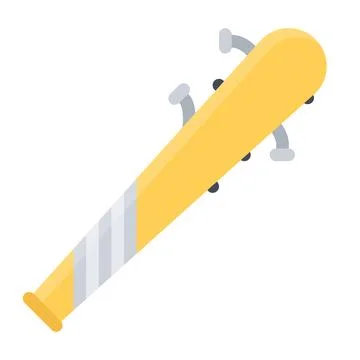 Design vector image icons baseball bat Stock Illustration