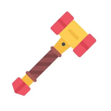 Design vector image icons battle hammer Stock Illustration