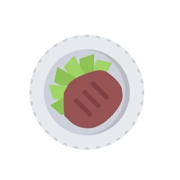 Design vector image icons beefsteak Stock Illustration