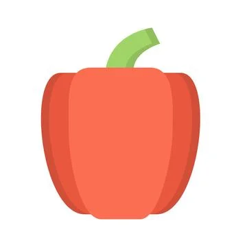 Design vector image icons bell-pepper Stock Illustration