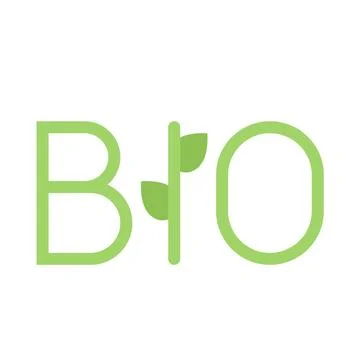 Design vector image icons bio Stock Illustration