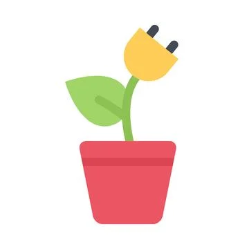 Design vector image icons bio electricity Stock Illustration