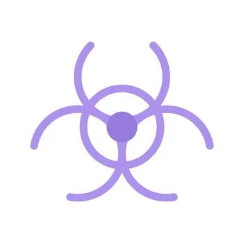 Design vector image icons biohazard Stock Illustration