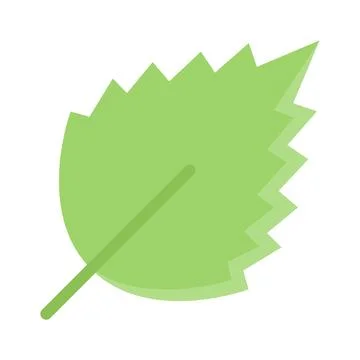 Design vector image icons birch leaf Stock Illustration