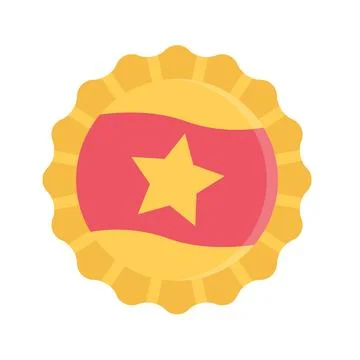 Design vector image icons bottle cap Stock Illustration