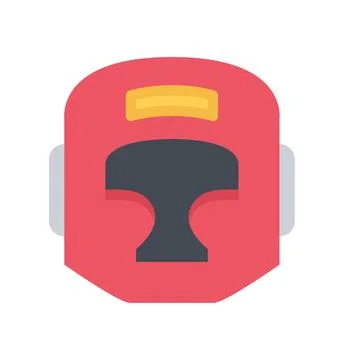 Design vector image icons boxing helmet Stock Illustration