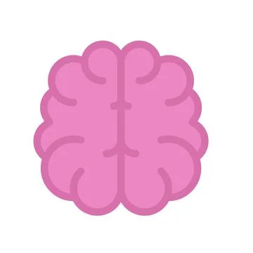 Design vector image icons brain Stock Illustration